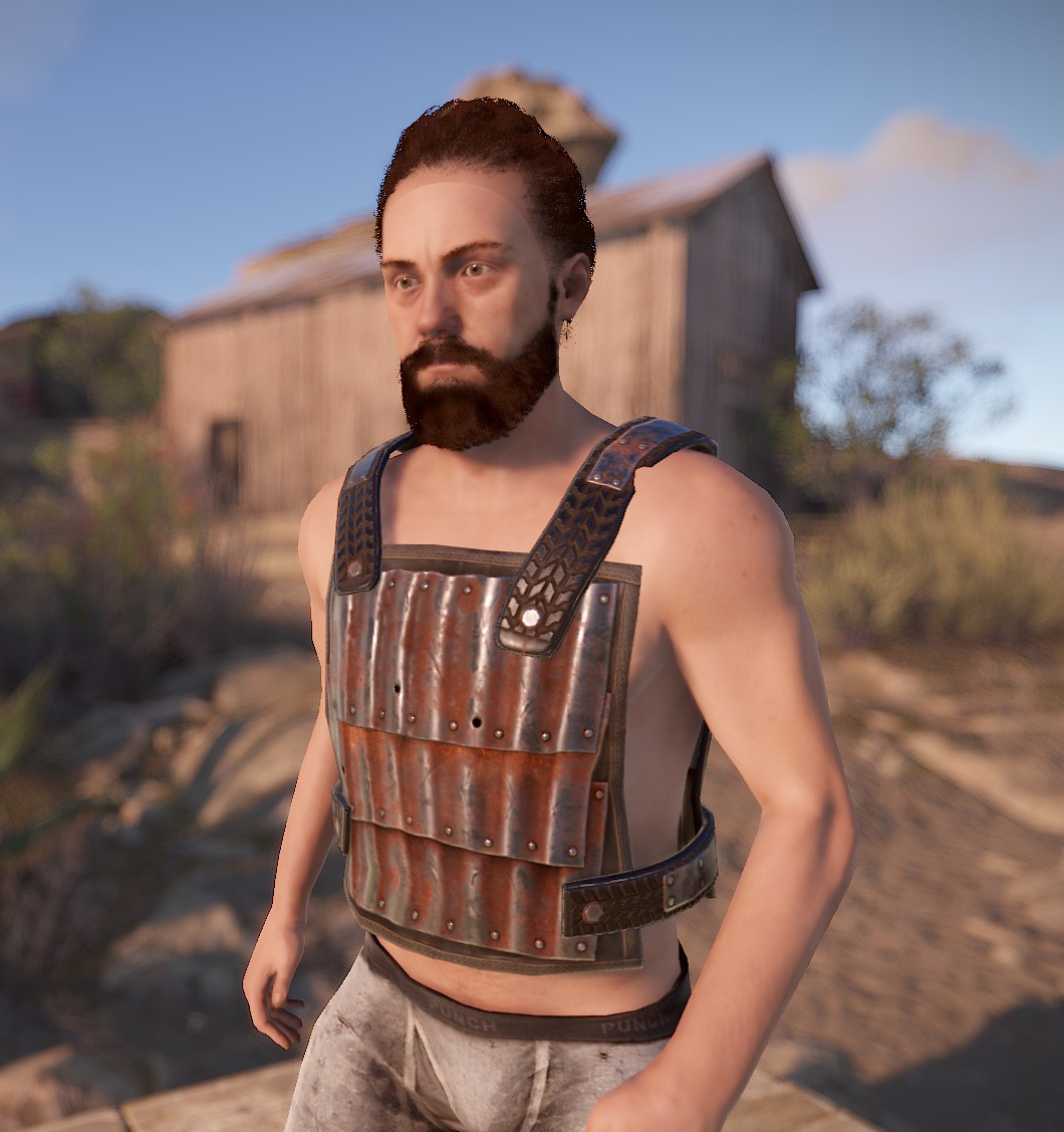 Corrugated Steel Chest Plate