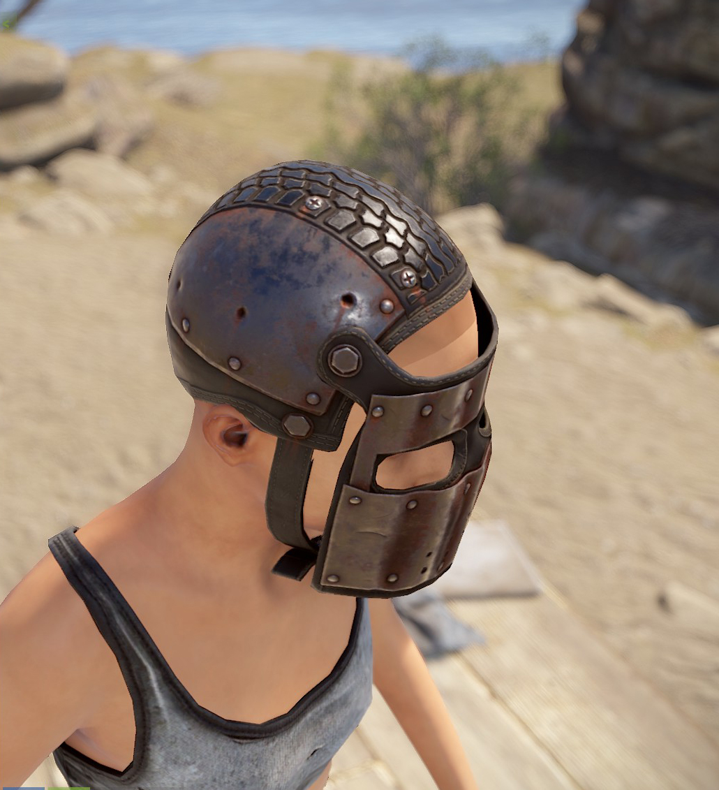 Corrugated Steel Facemask