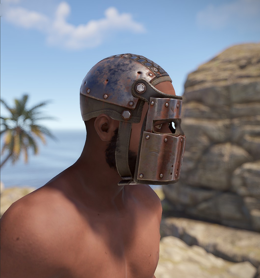 Corrugated Steel Facemask
