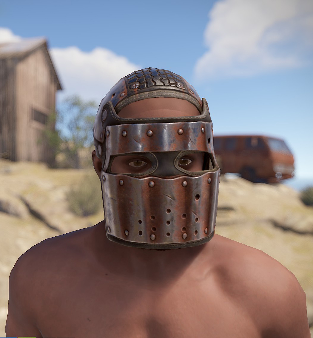 Corrugated Steel Facemask