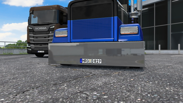 RUDA Classic XL ETS2 - German plate