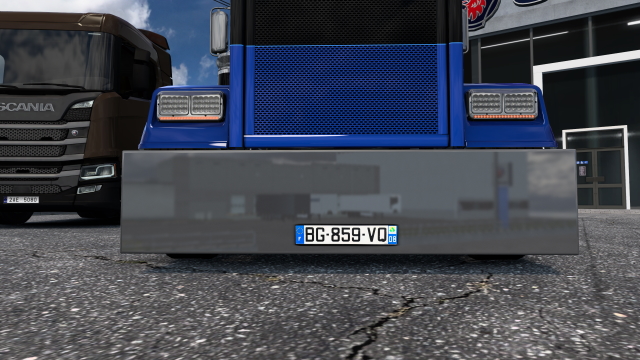 RUDA Classic XL ETS2 - French plate