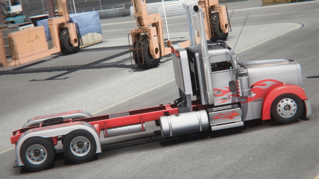 RUDA Classic XL ETS2 - Flames