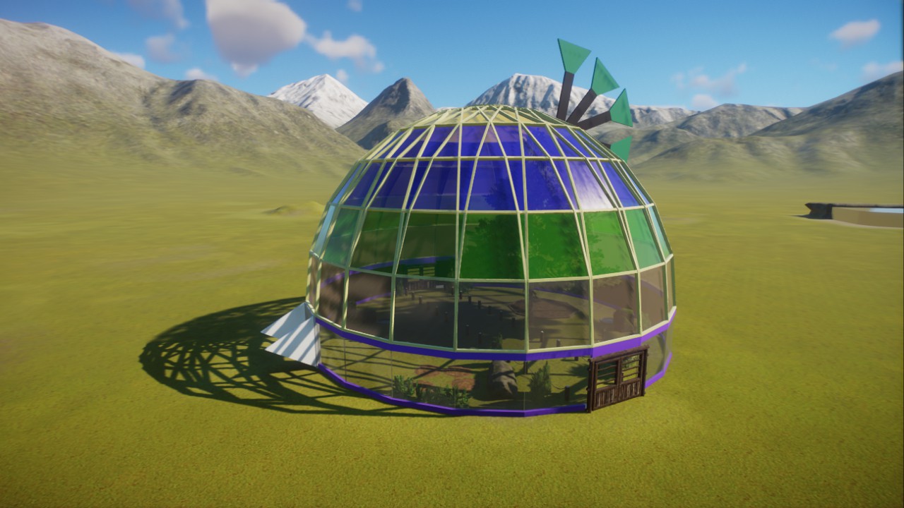 MiniDome - Peacock habitat