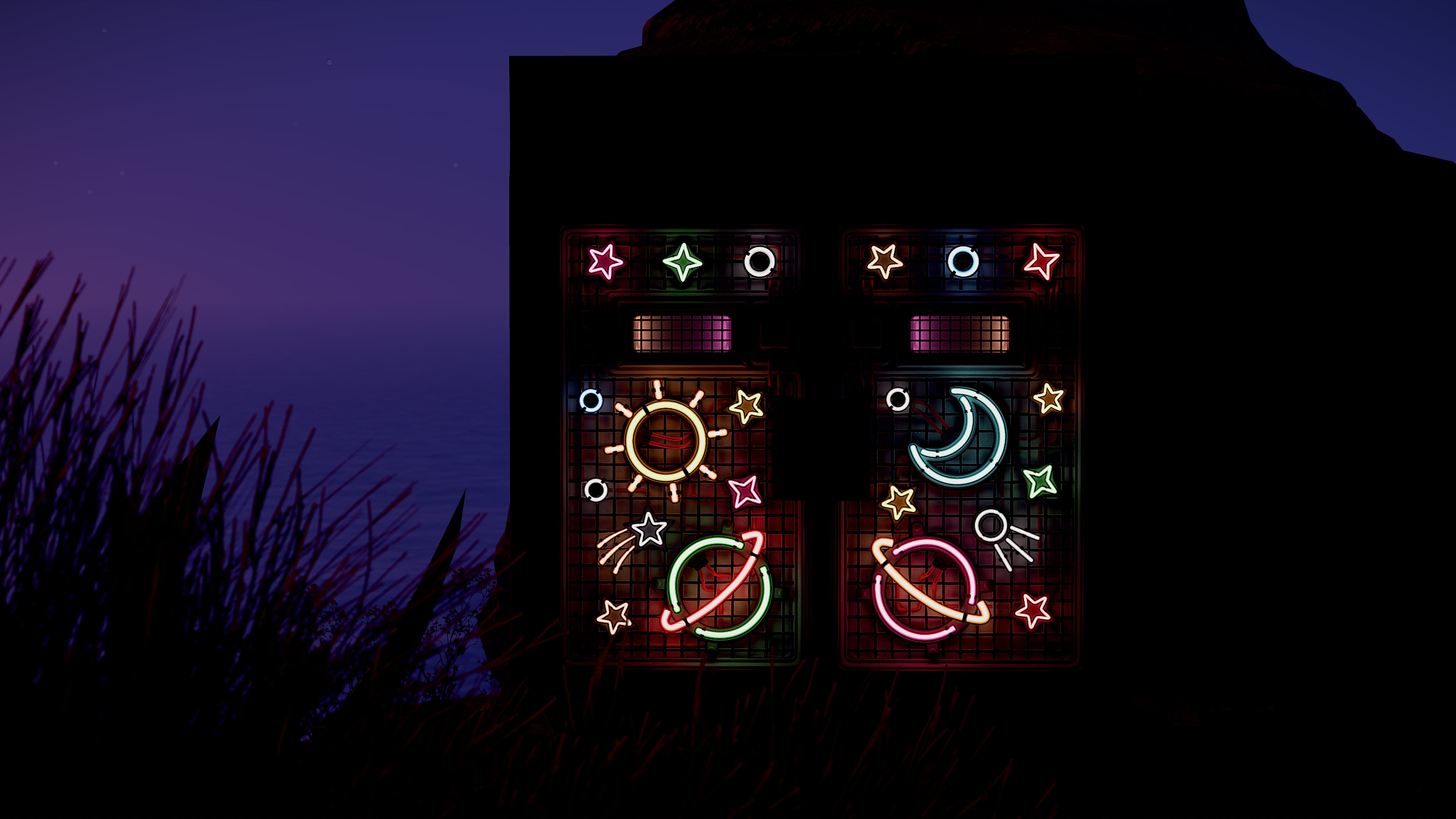 Outer Planets Armored Double Door