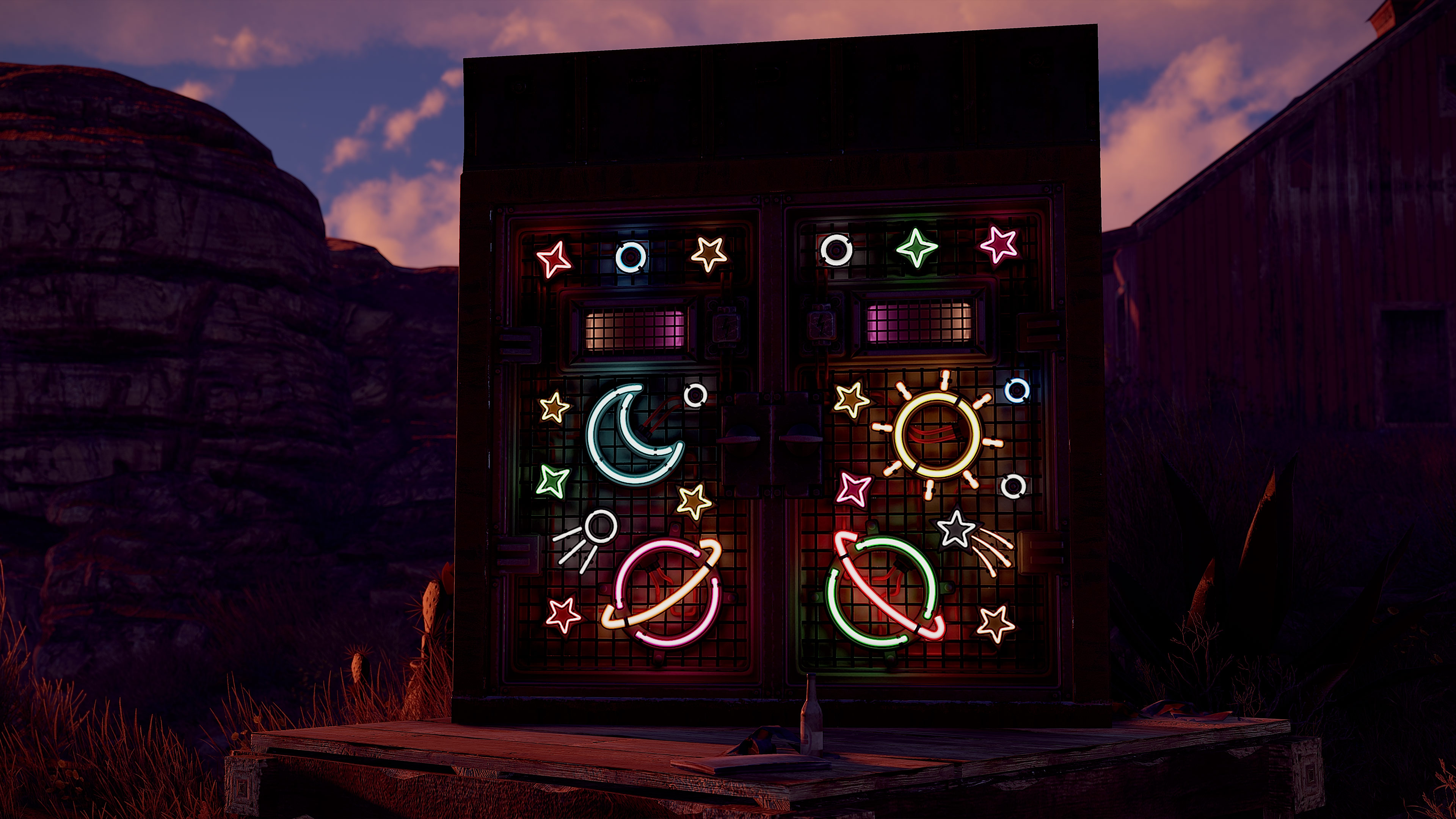 Outer Planets Armored Double Door