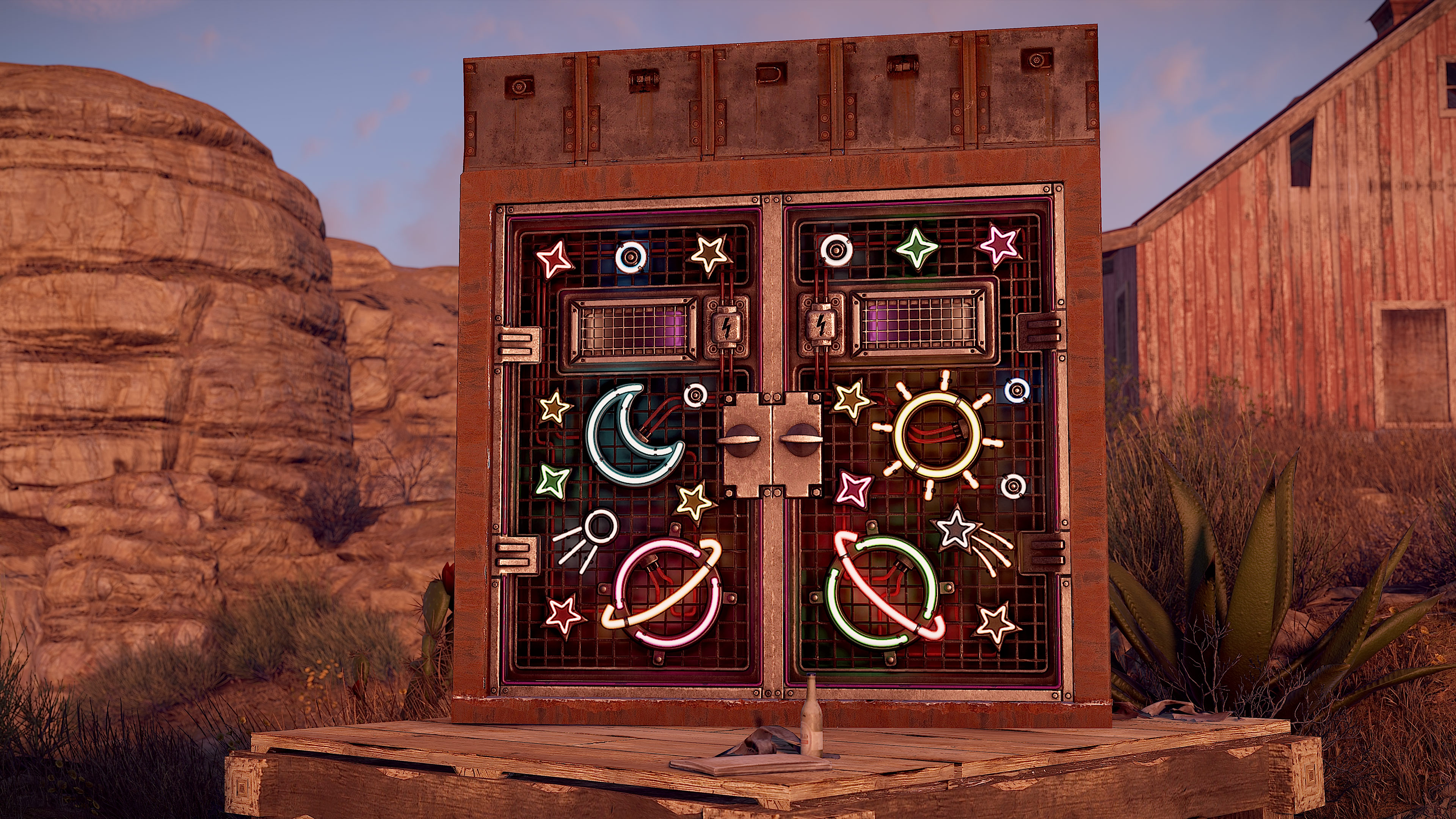 Outer Planets Armored Double Door