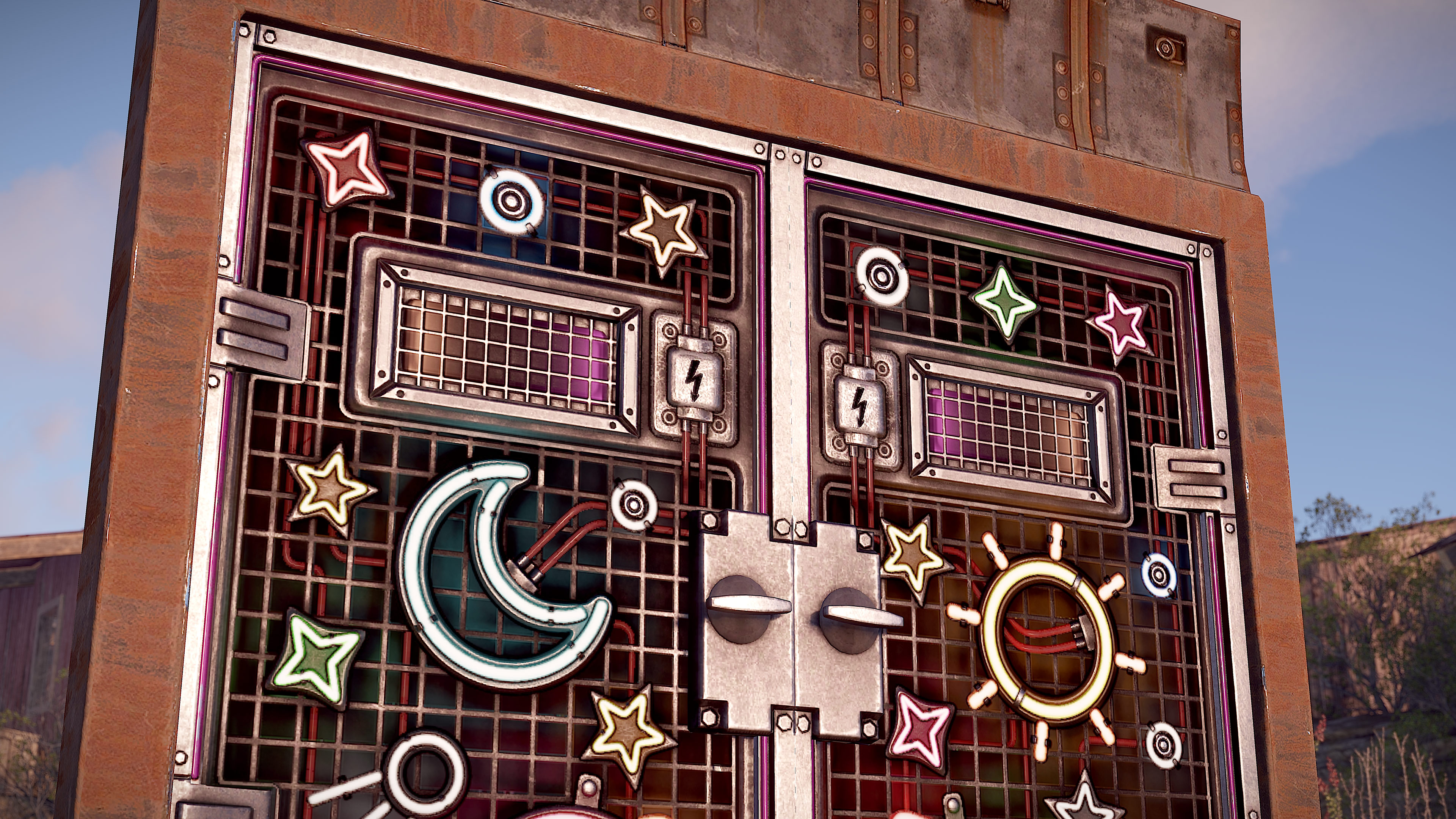 Outer Planets Armored Double Door
