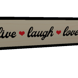 Live, Laugh, Love Sign