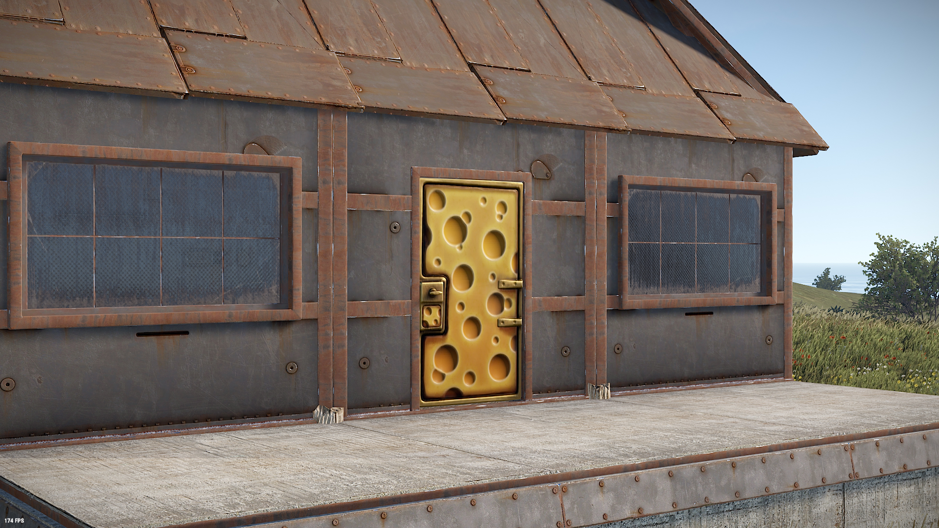 Cheese Sheet Metal Door