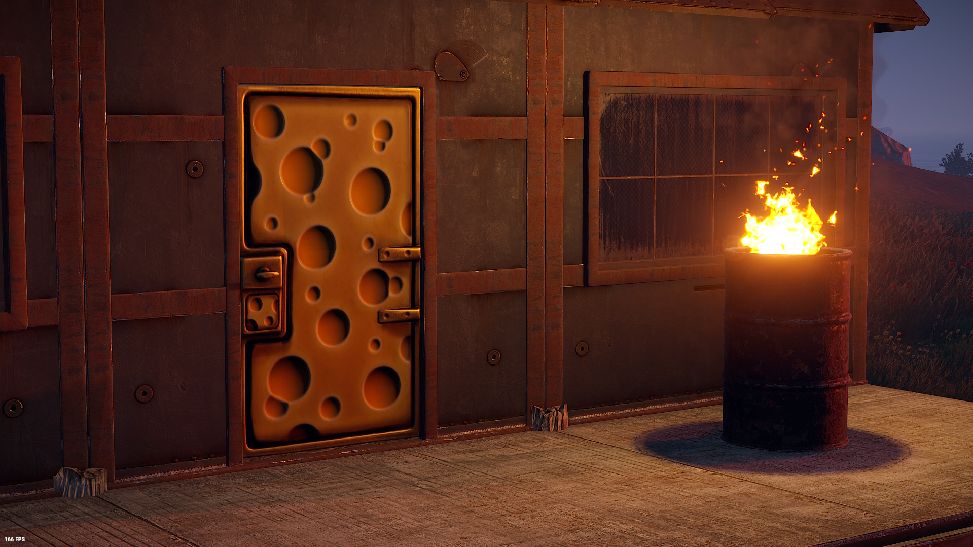 Cheese Sheet Metal Door