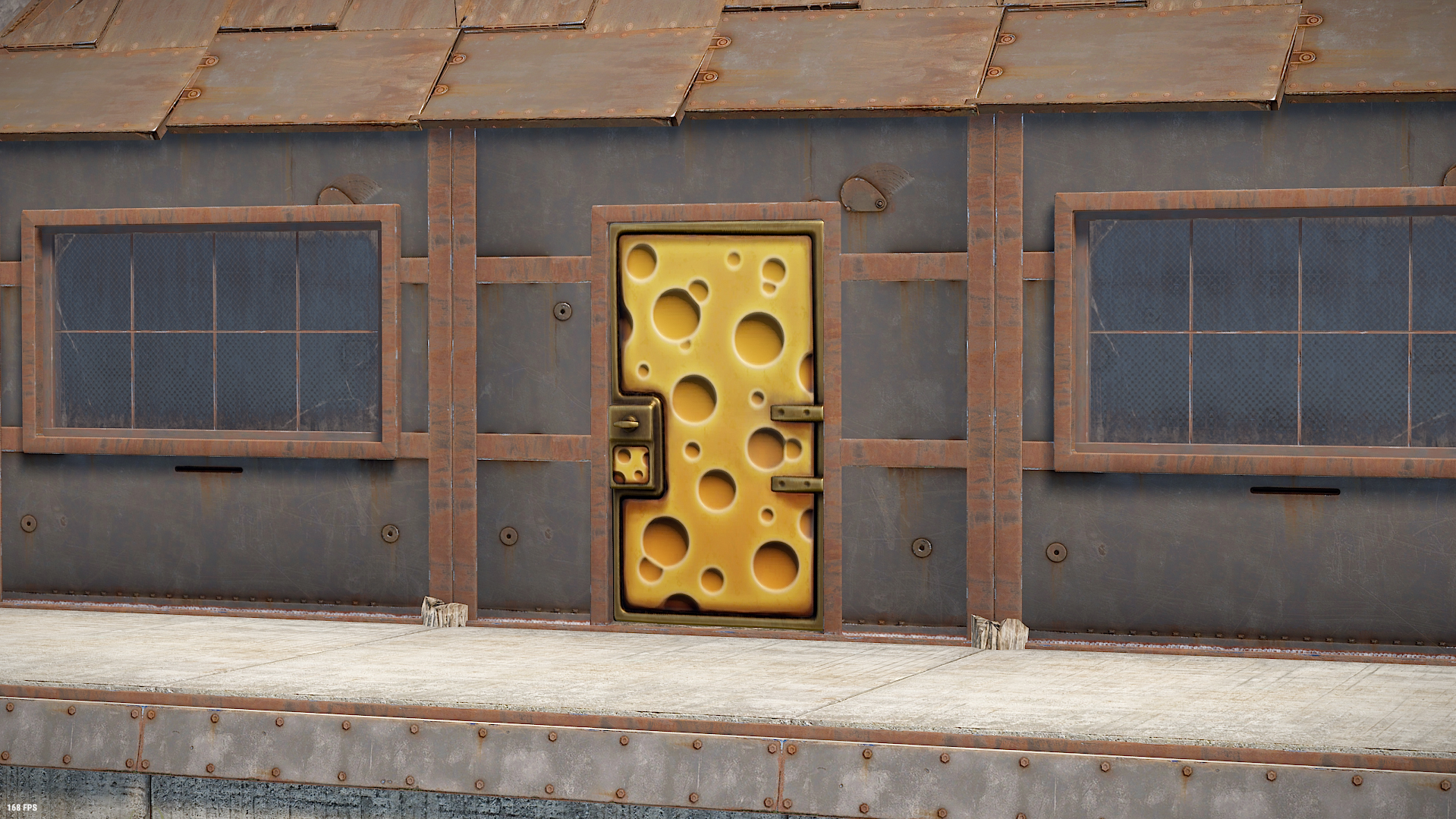 Cheese Sheet Metal Door