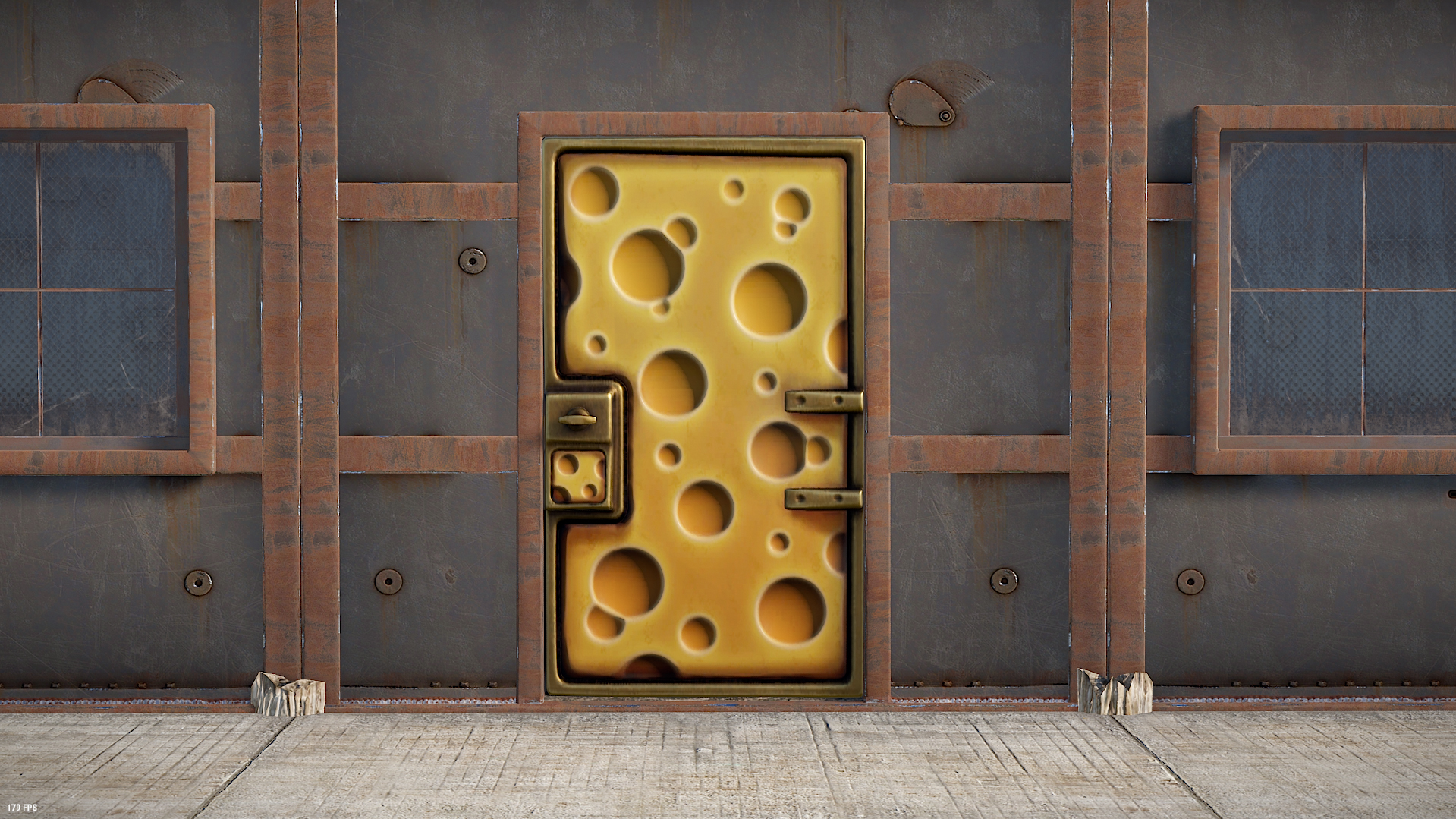 Cheese Sheet Metal Door
