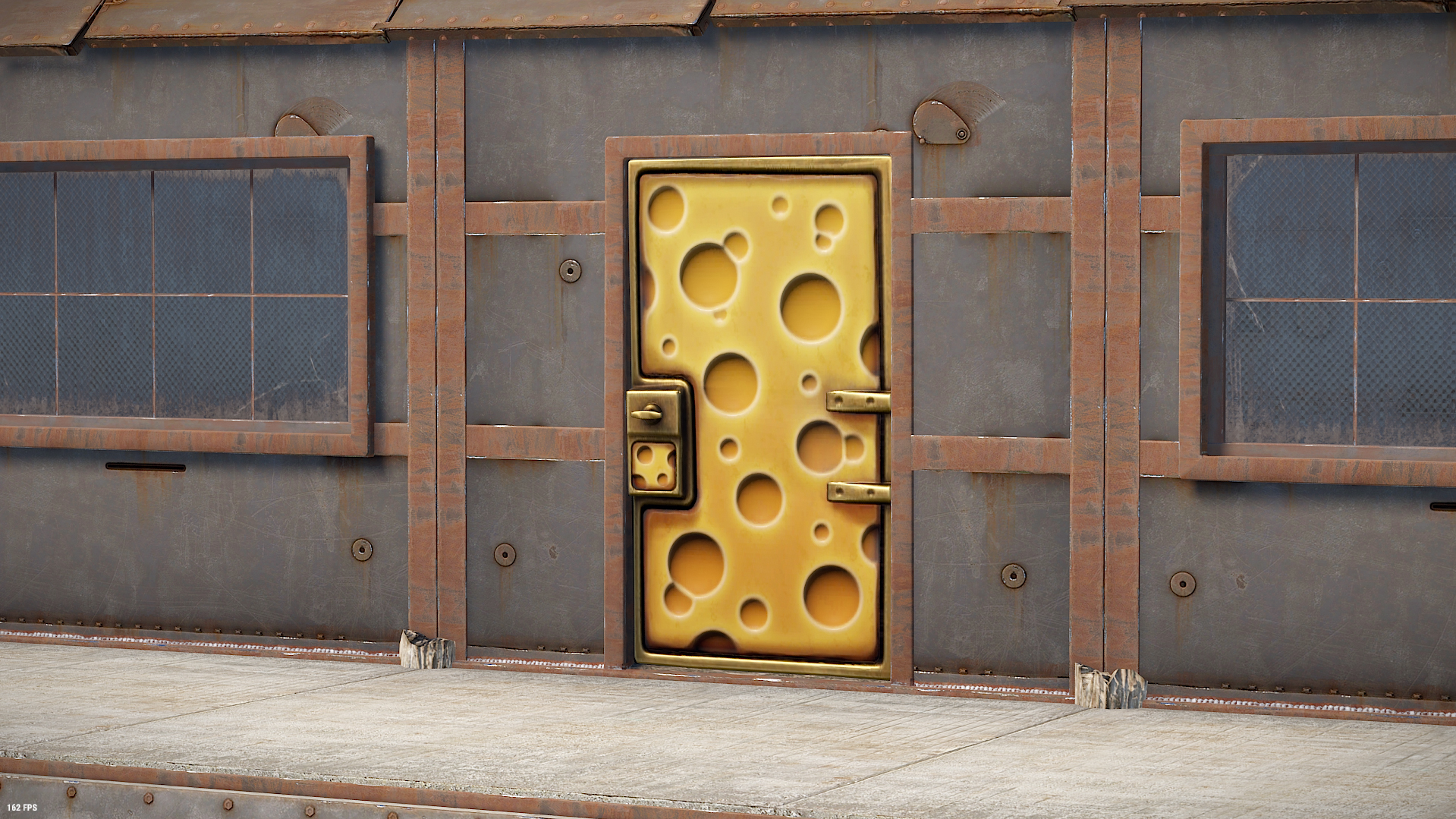 Cheese Sheet Metal Door