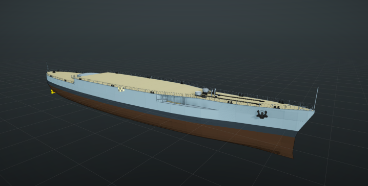 Modernised pre dreadnought hull