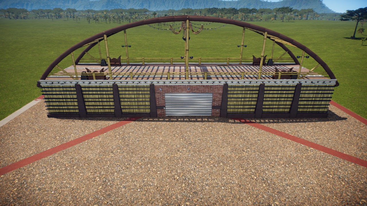 Tropical Over Pass Gate Dark Thick