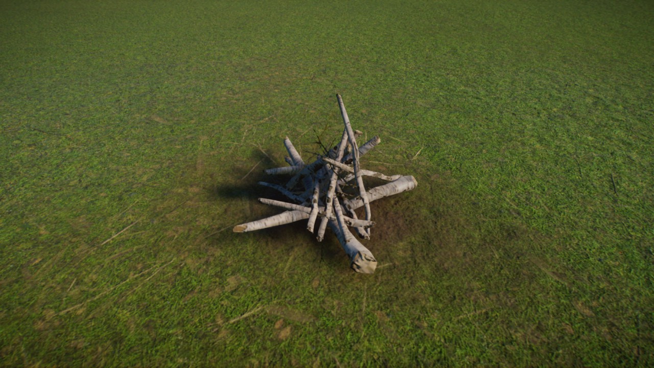 Campfire (No DLC) (With Smoke & Fire Effects)