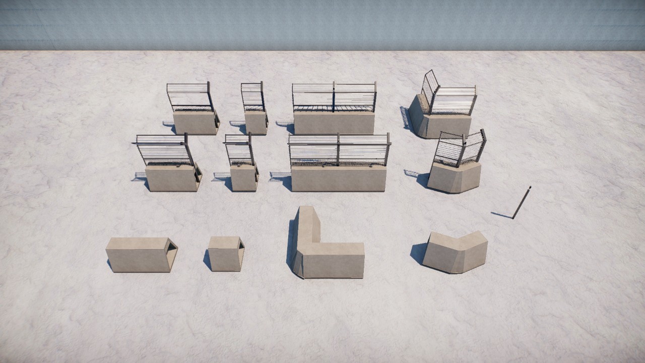 Metal Fence Set