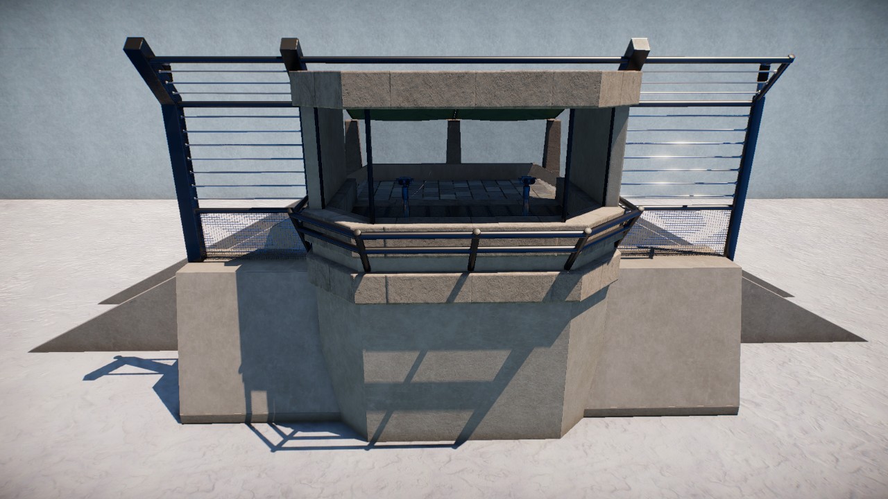 Metal Fence Viewing Pad [WIP]