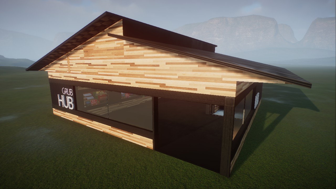 Black and Wood Food Court preview
