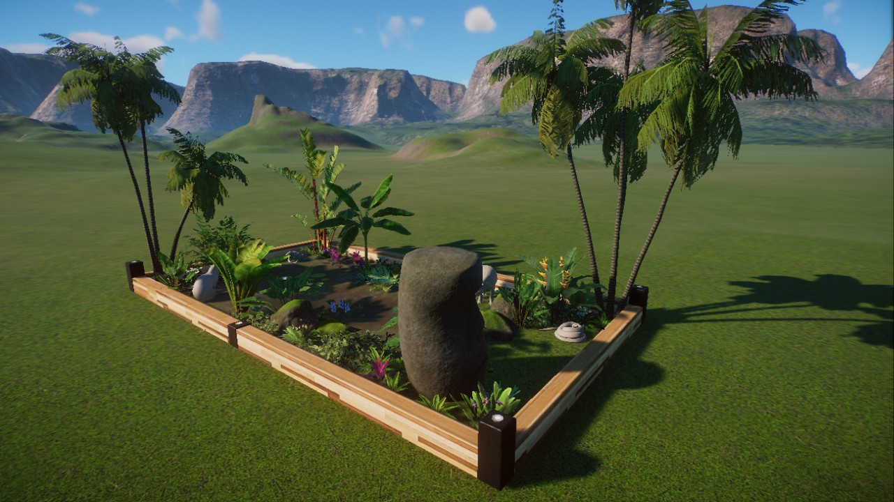Black and Wood Tropical Pond Centerpiece preview
