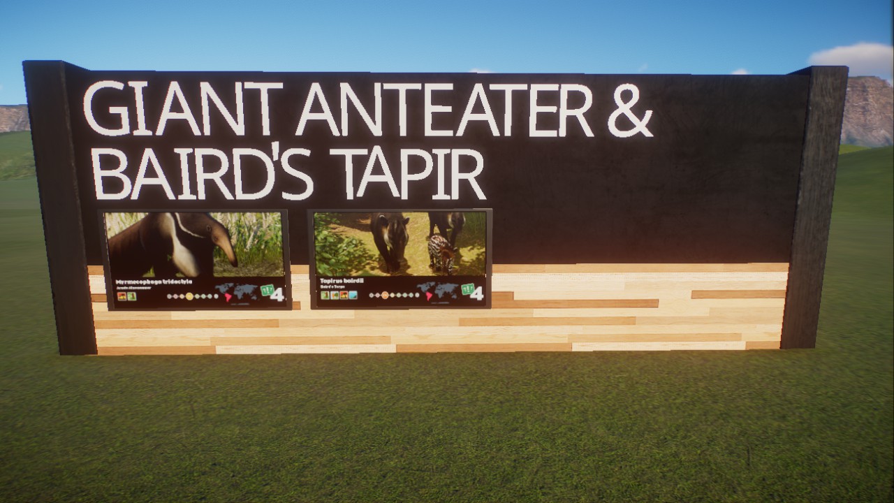 Black and Wood Habitat Education Sign preview