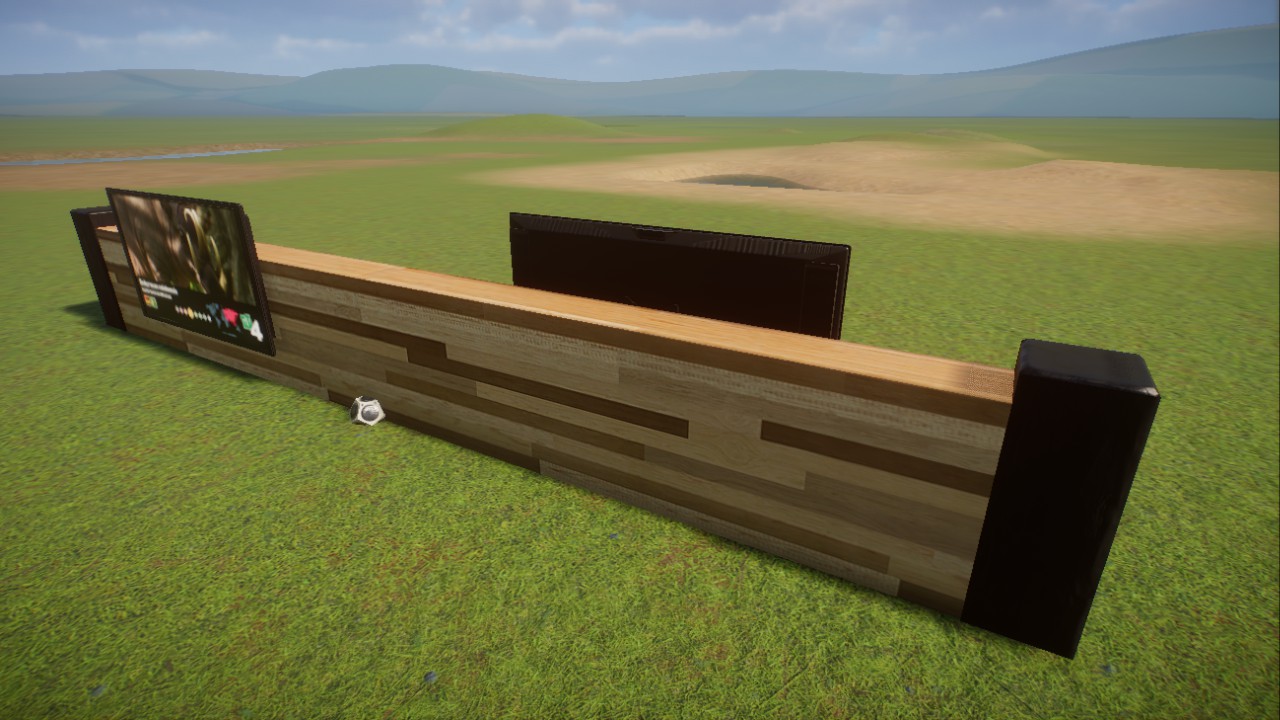 Black and Wood Education Fence preview