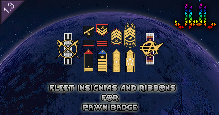 [JWL] Fleet Insignias and Ribbons for Pawn Badge