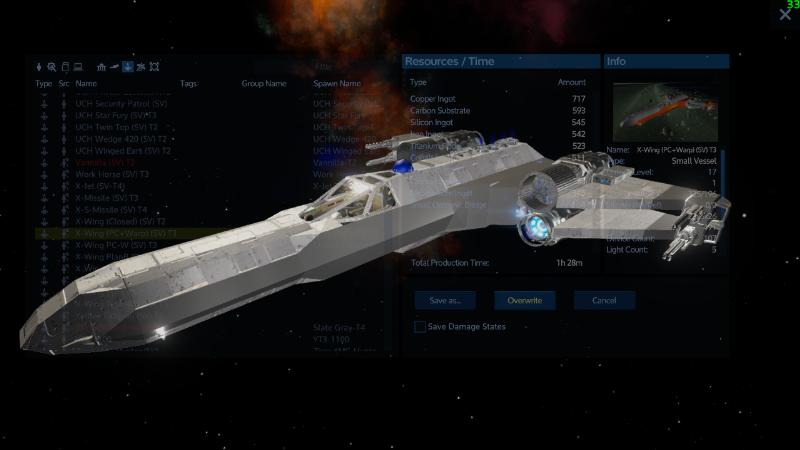 X-Wing (PC+Warp) (SV) T3
