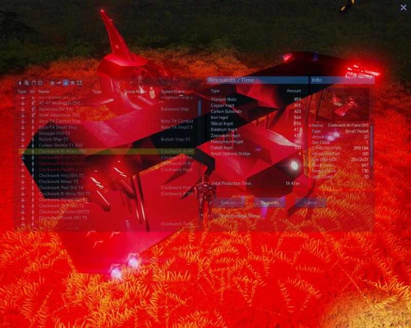 Clockwork Bi-Plane (SV)