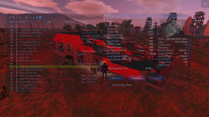 Beta Light Armor Hover