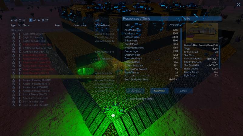 Alien Security Base (BA)