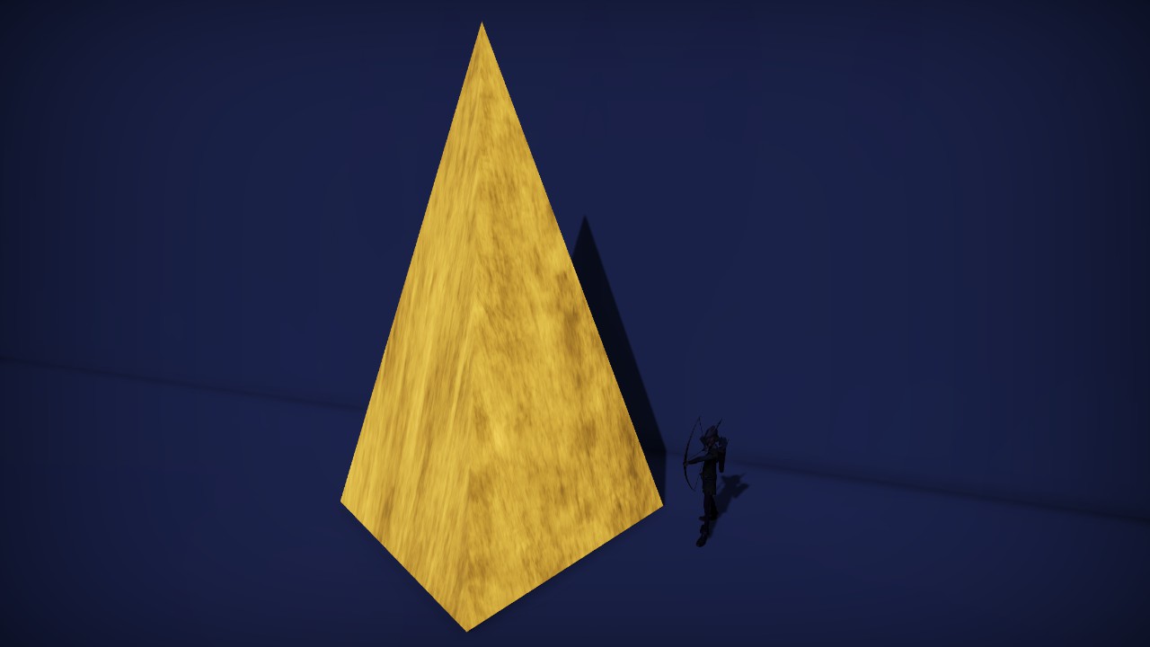 NEON GLOW Pyramid structured 4M X 4M X 7.5M TRIGGERABLE