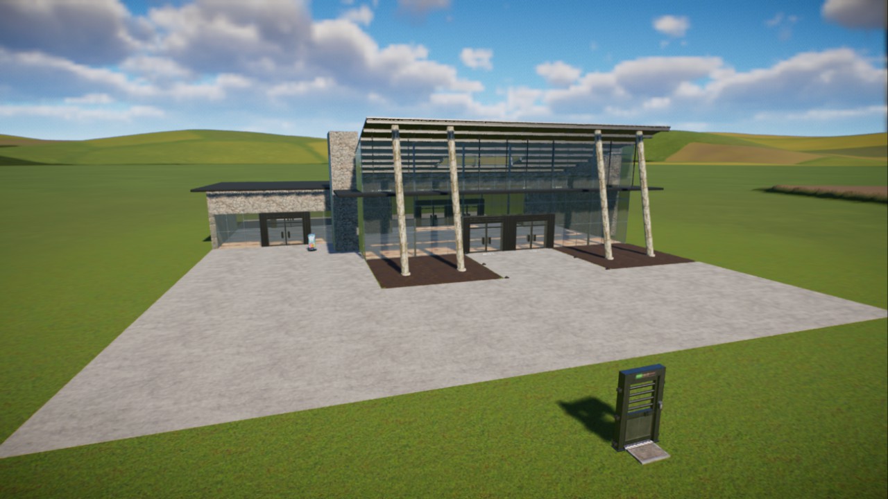 Rustic Zoo Entrance w/ Gift Shop (SHELL) preview