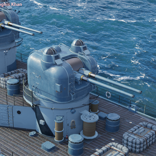 127 mm 54 Mk.16 on a Mk.42 mount（For United States）