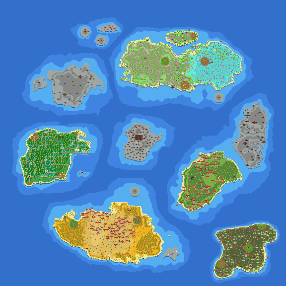 Grand Middle Earth Islands