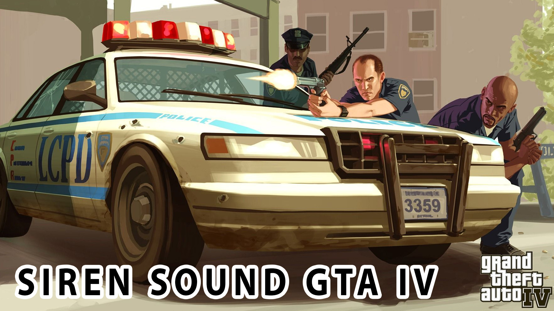 Police Siren Sound - GTA IV (LCPD) v3