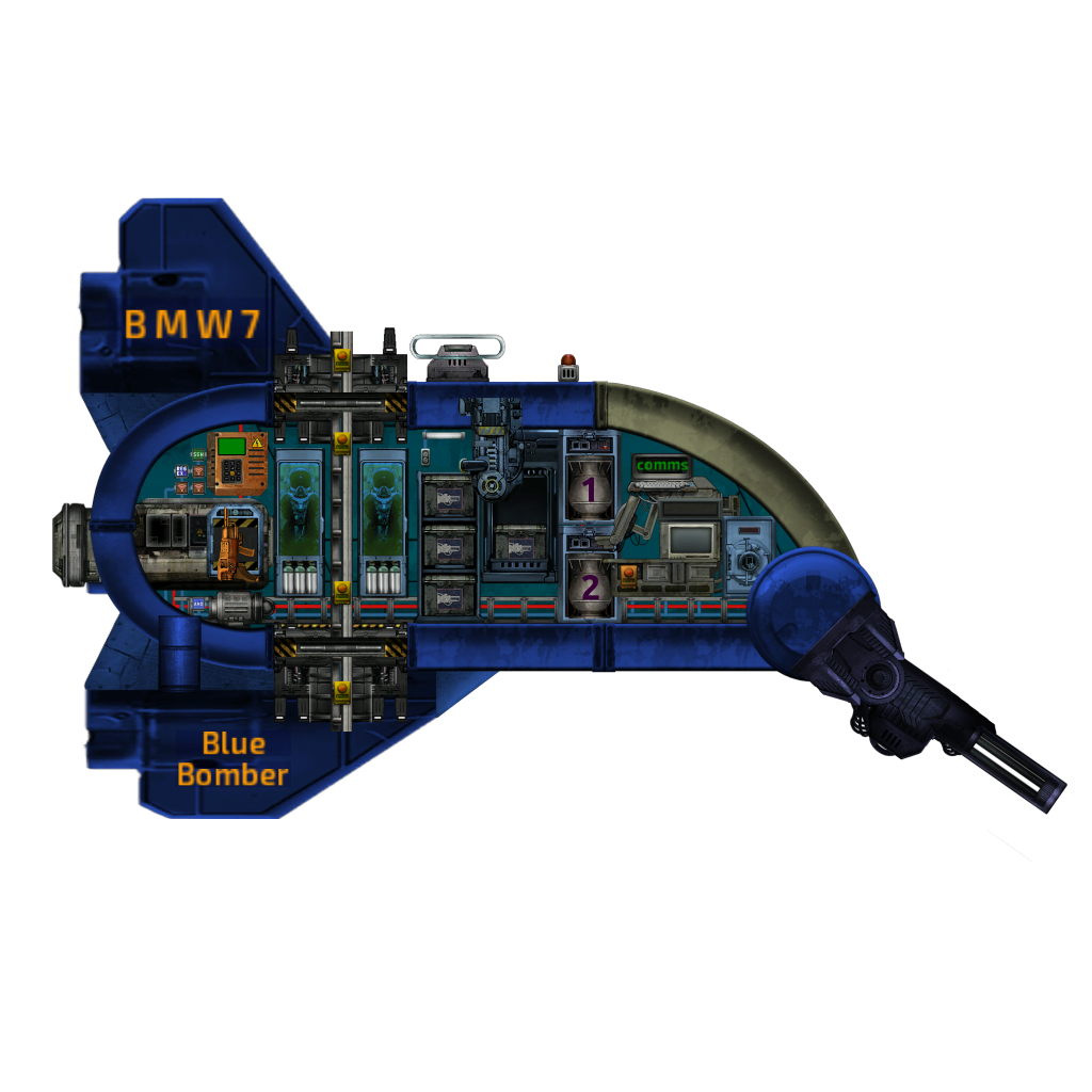 Blue Bomber [BMW] – Barotrauma Mod