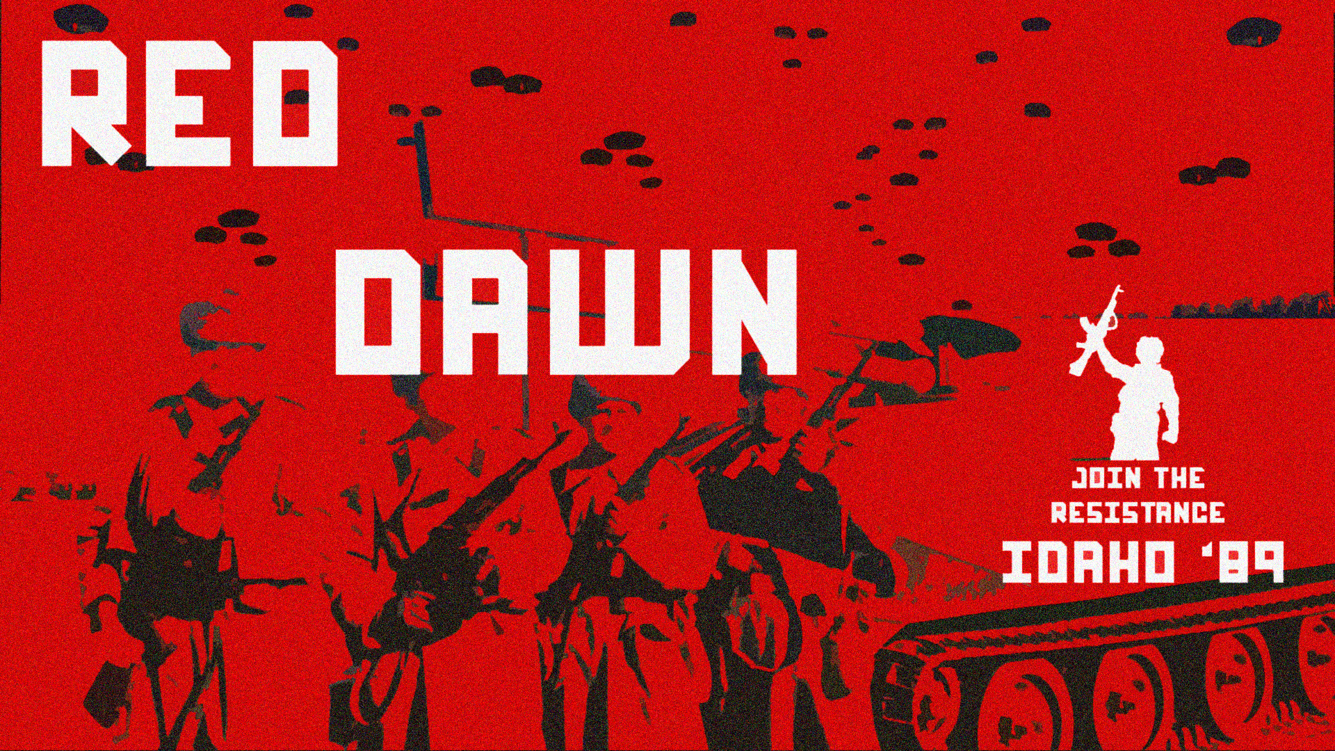 RED DAWN, US, IDAHO 1989.
