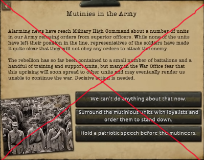 No Mutinies