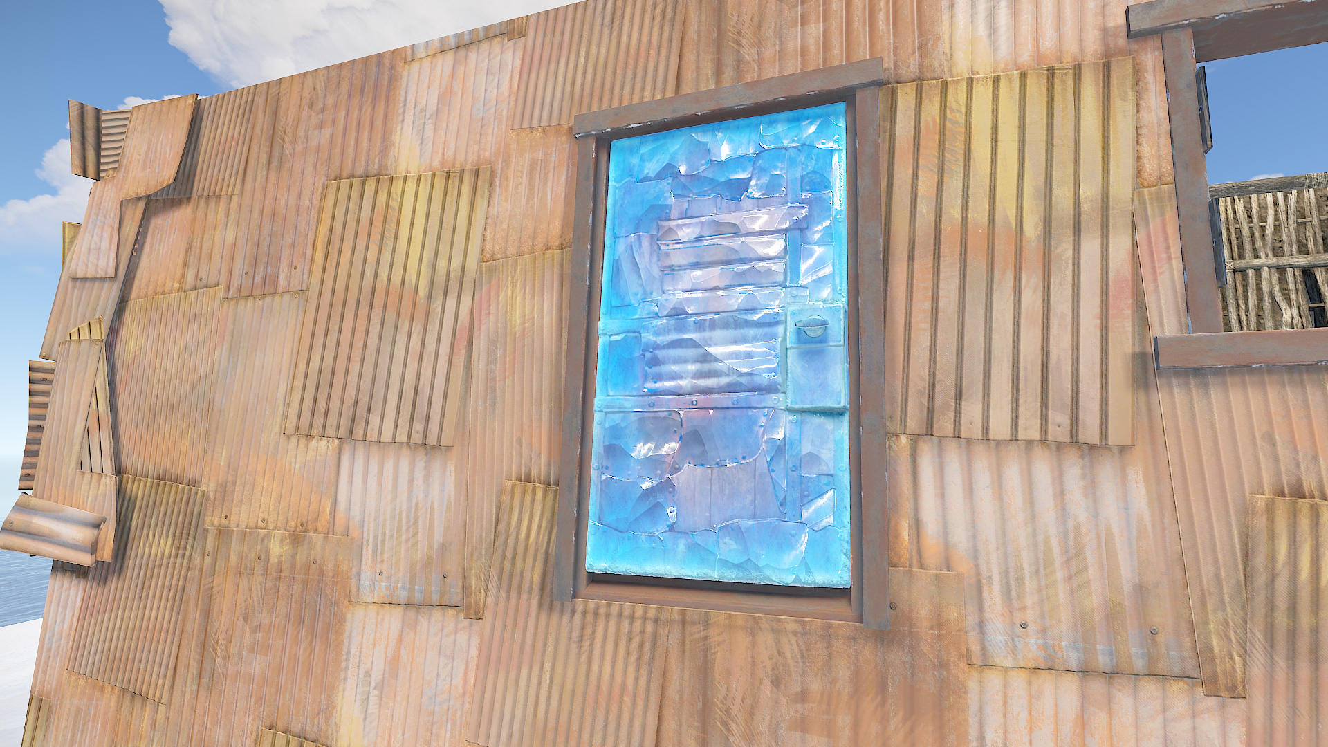 Ice Sheet Metal Door