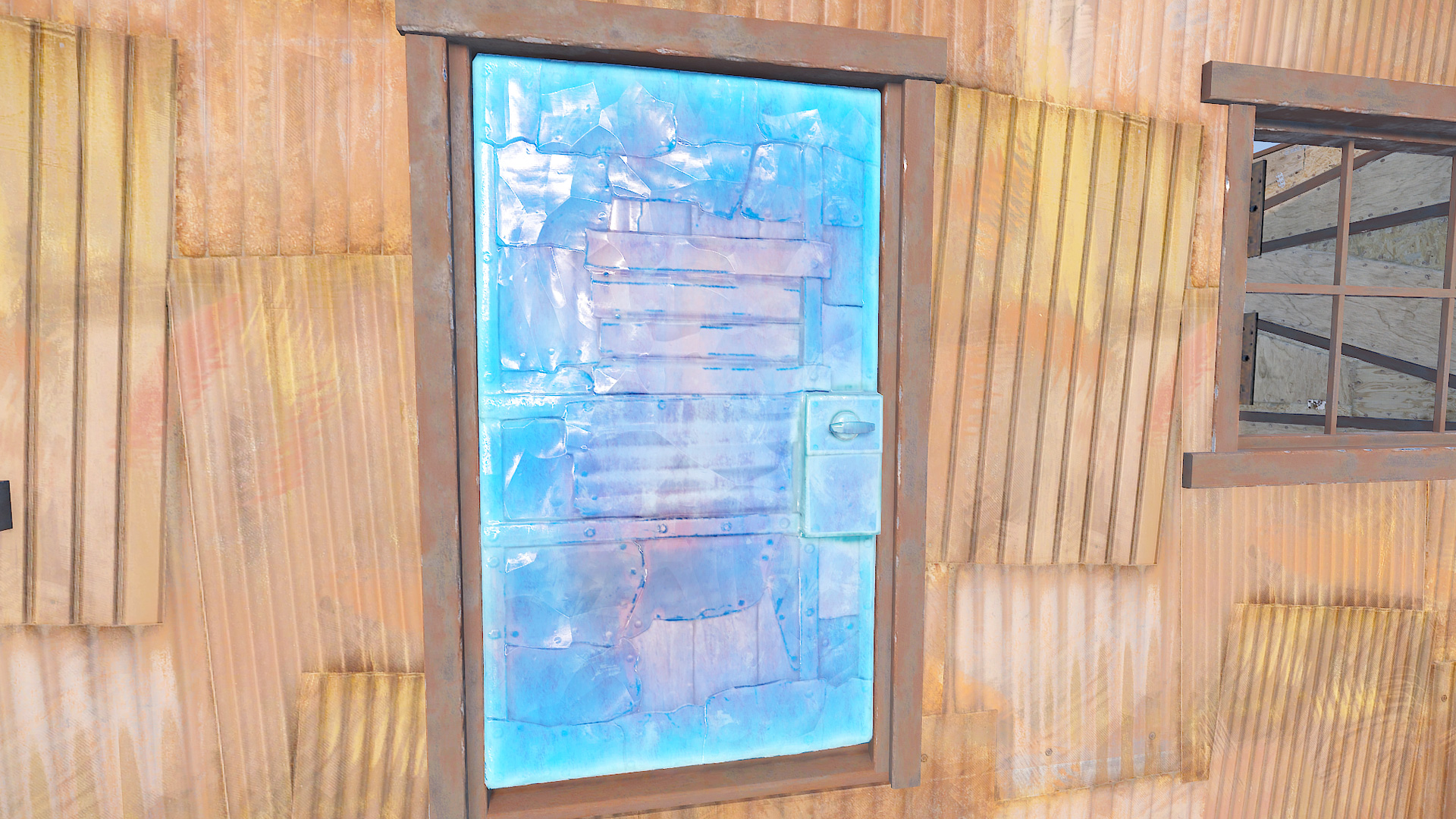Ice Sheet Metal Door