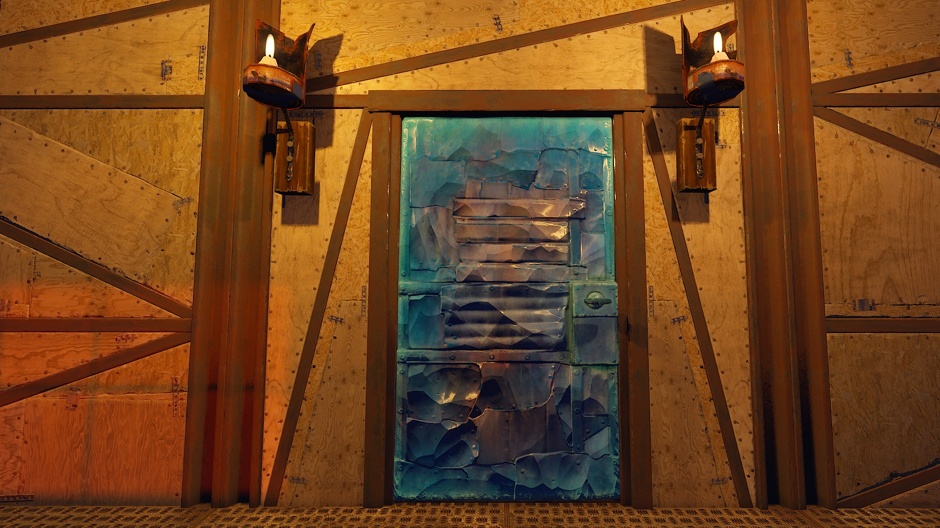 Ice Sheet Metal Door