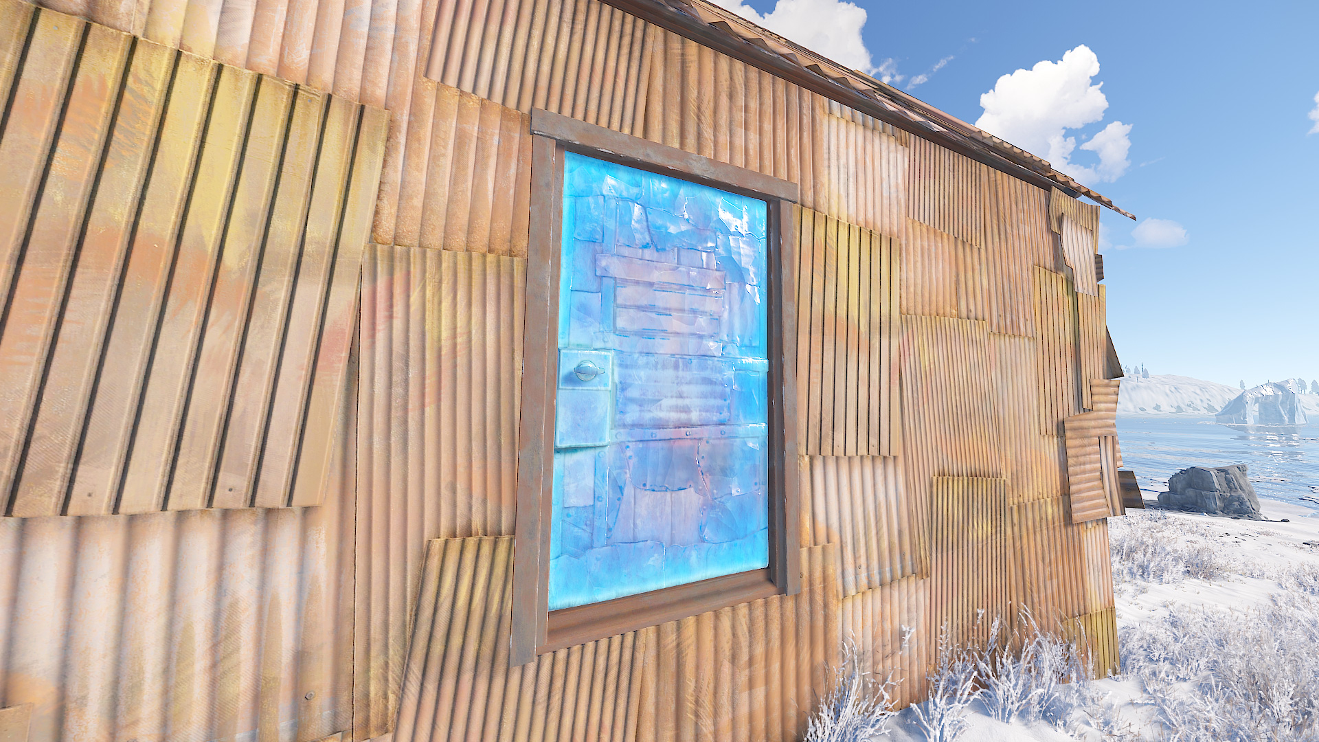 Ice Sheet Metal Door