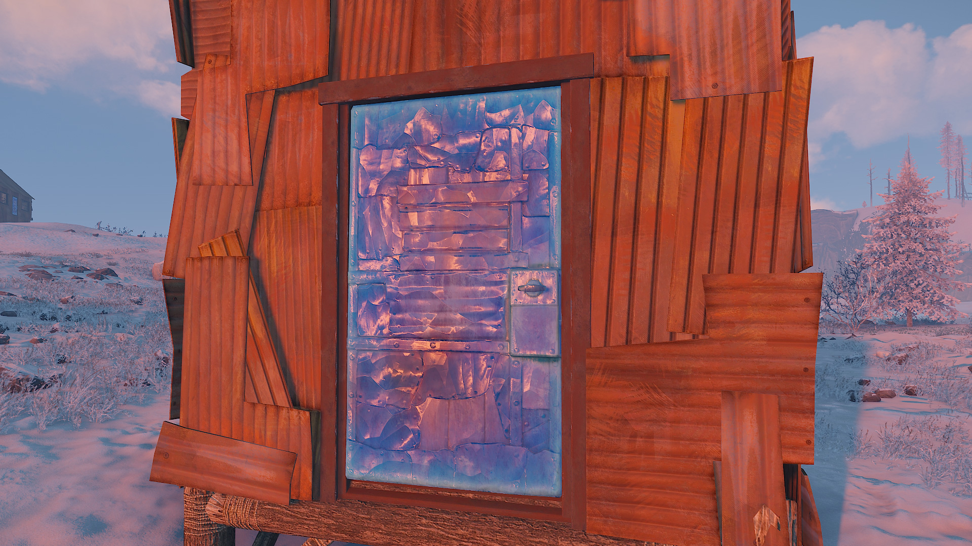 Ice Sheet Metal Door