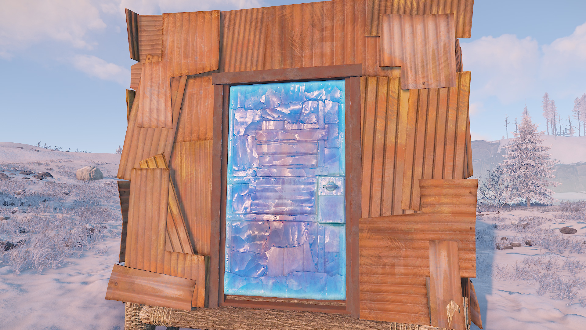 Ice Sheet Metal Door