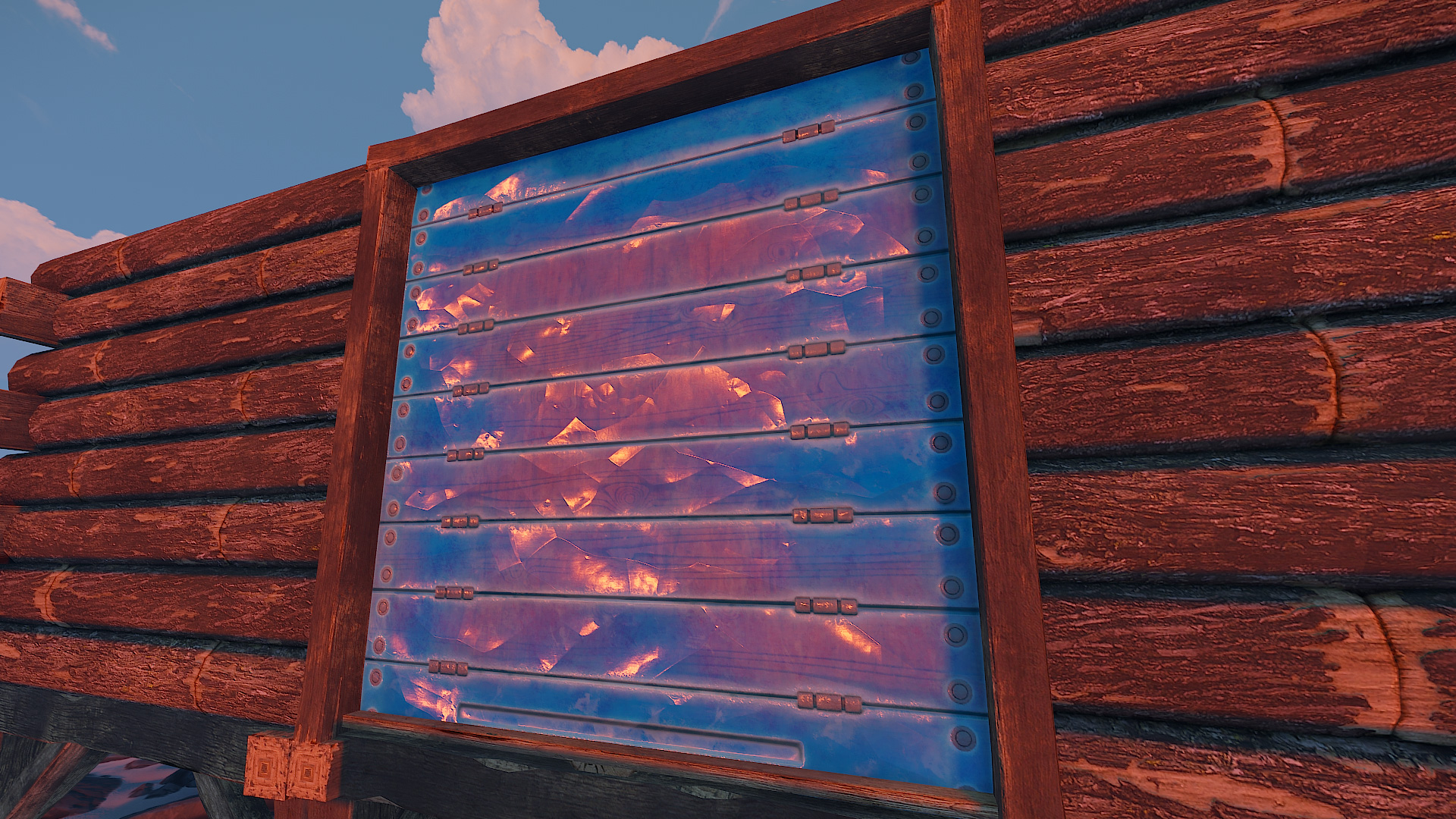 Ice Garage Door