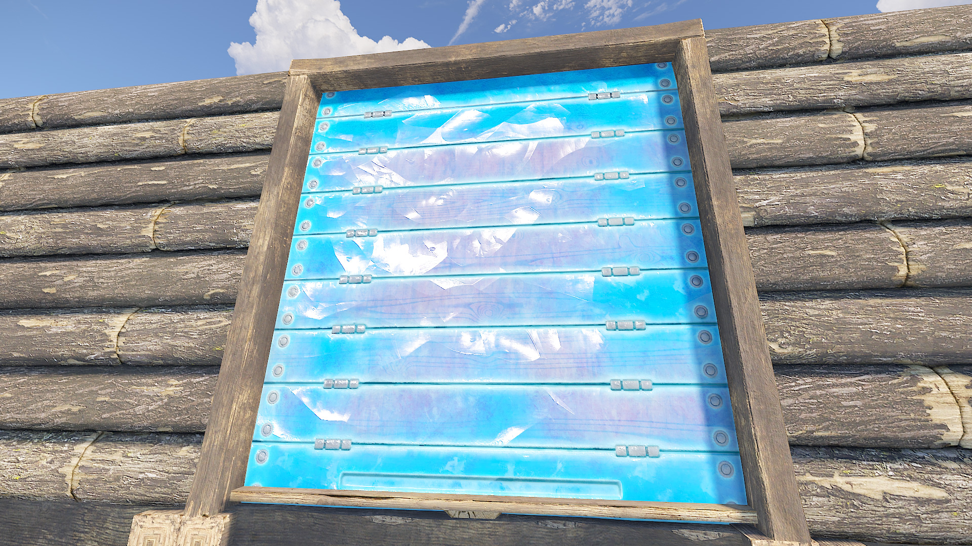 Ice Garage Door