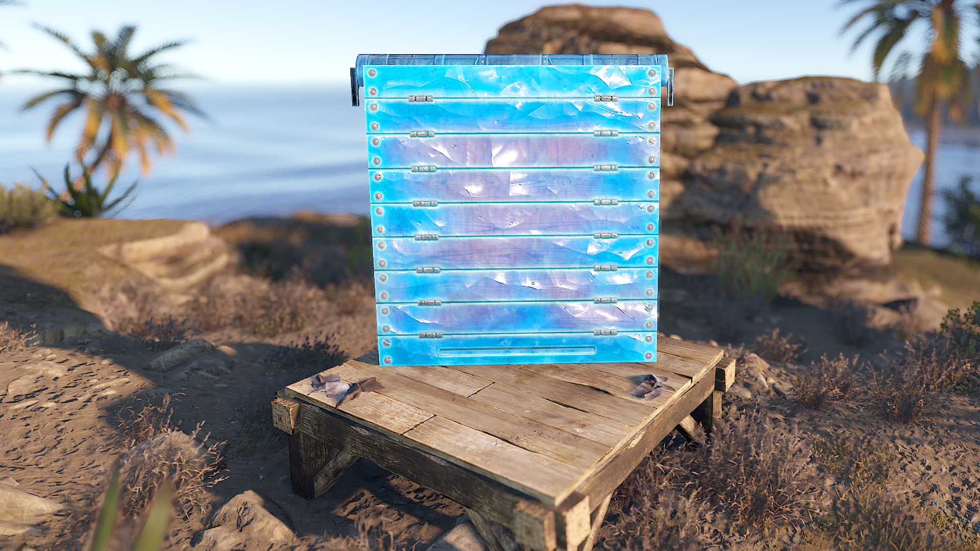 Ice Garage Door