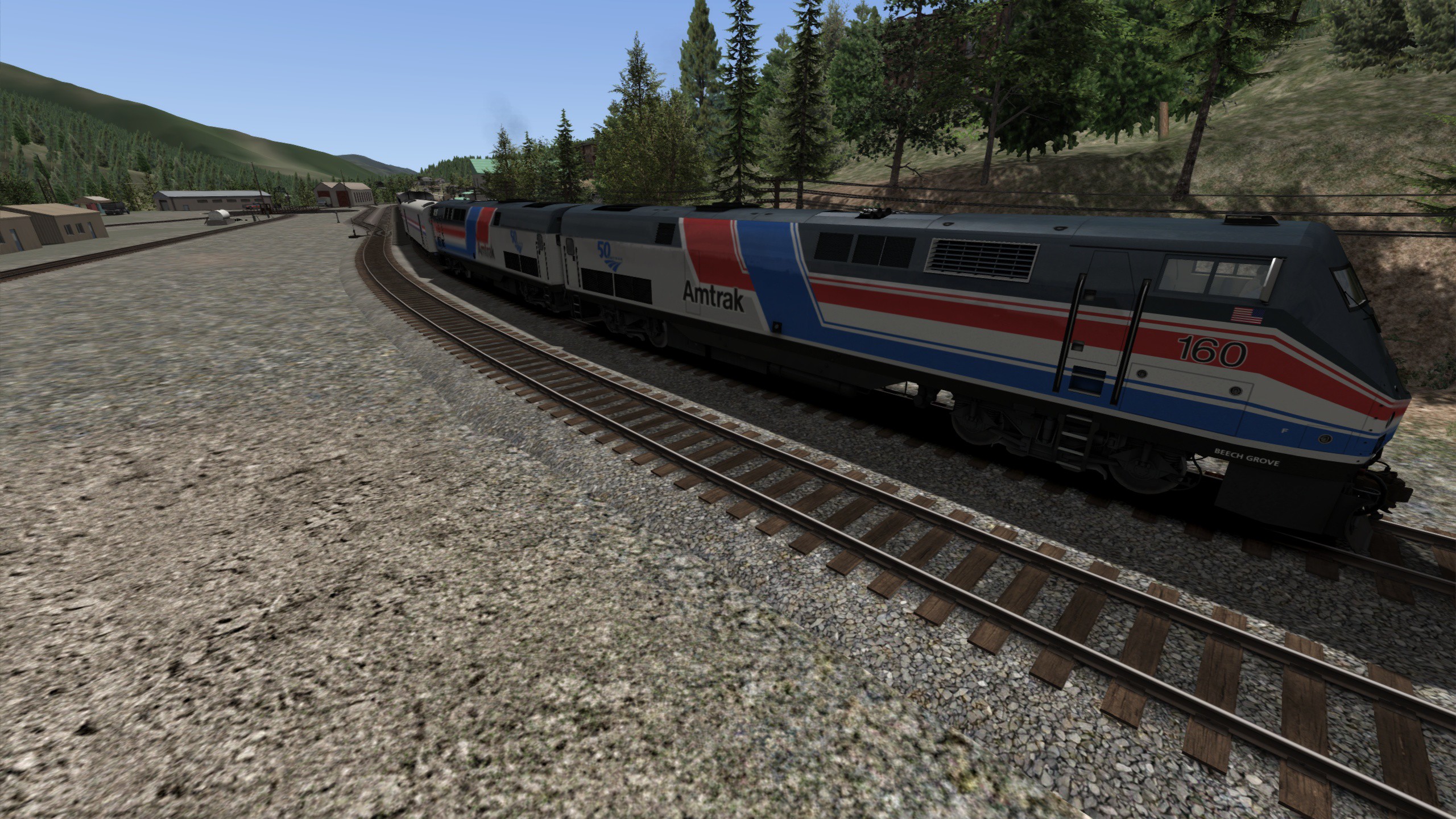 AMTRAK Coast Starlight - Dunsmuir to Klamath Falls Part 1
